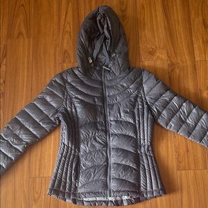 Andrew Marc Women's Charcoal Puffer Jacket